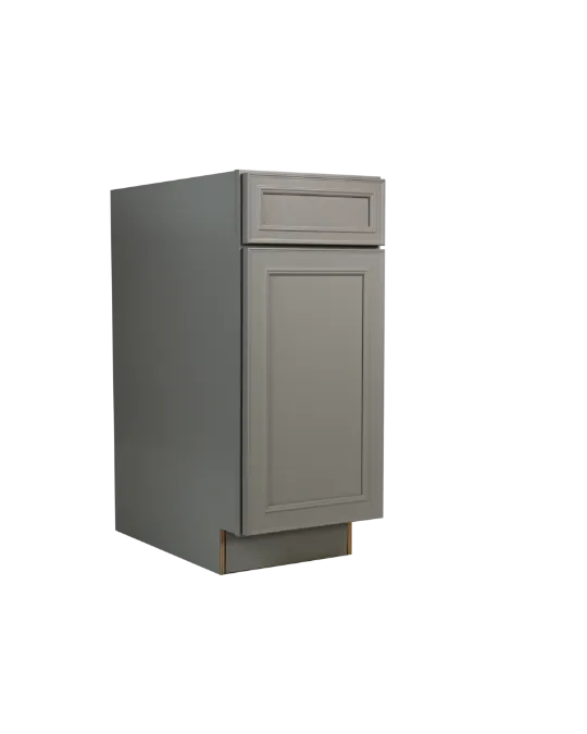 Gray RTA cabinet cabinet closed