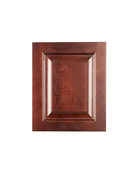 Raised panel door cabinet open