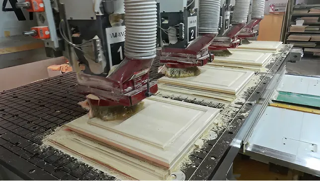 5 Piece Doors cabinet open